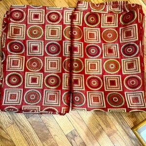 2 Pier 1 Heavy Geometric Curtains